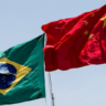 Bandeiras do Brasil e da China