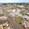 Destruição total na cidade gaucha Arroio do Meio por causas das enchentes