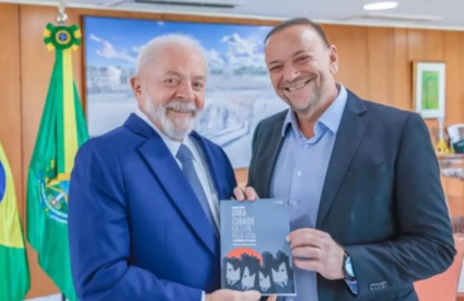 Presidente Lula com o prefeito de Araraquara, Edinho Silva / Foto: Ricardo Stuckert / PR