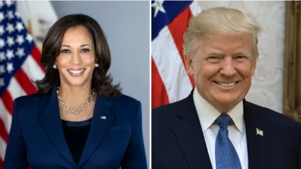 Kamala Harris e Donald Trump / Fotos: Casa Branca/Divulgação