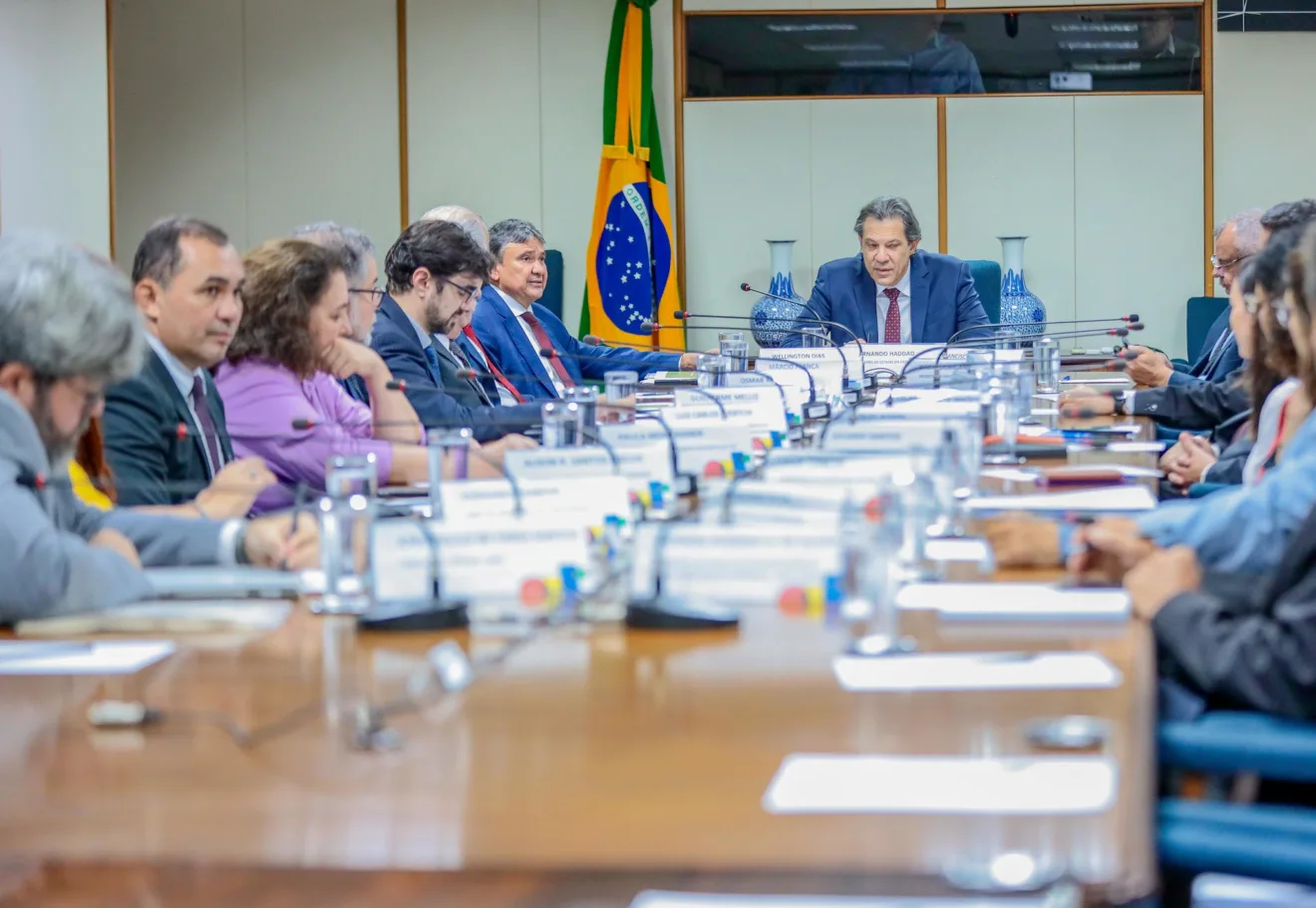  Reunião com Fernando Haddad, Ministro de Estado da Fazenda (Foto: Roberta Aline/ MDS)