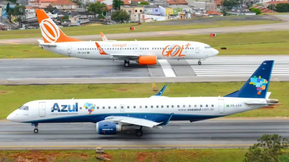 Azul e Gol