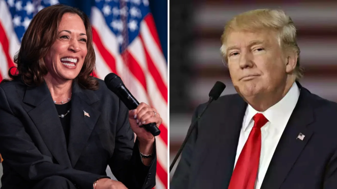 Donald Trump e Kamala Harris