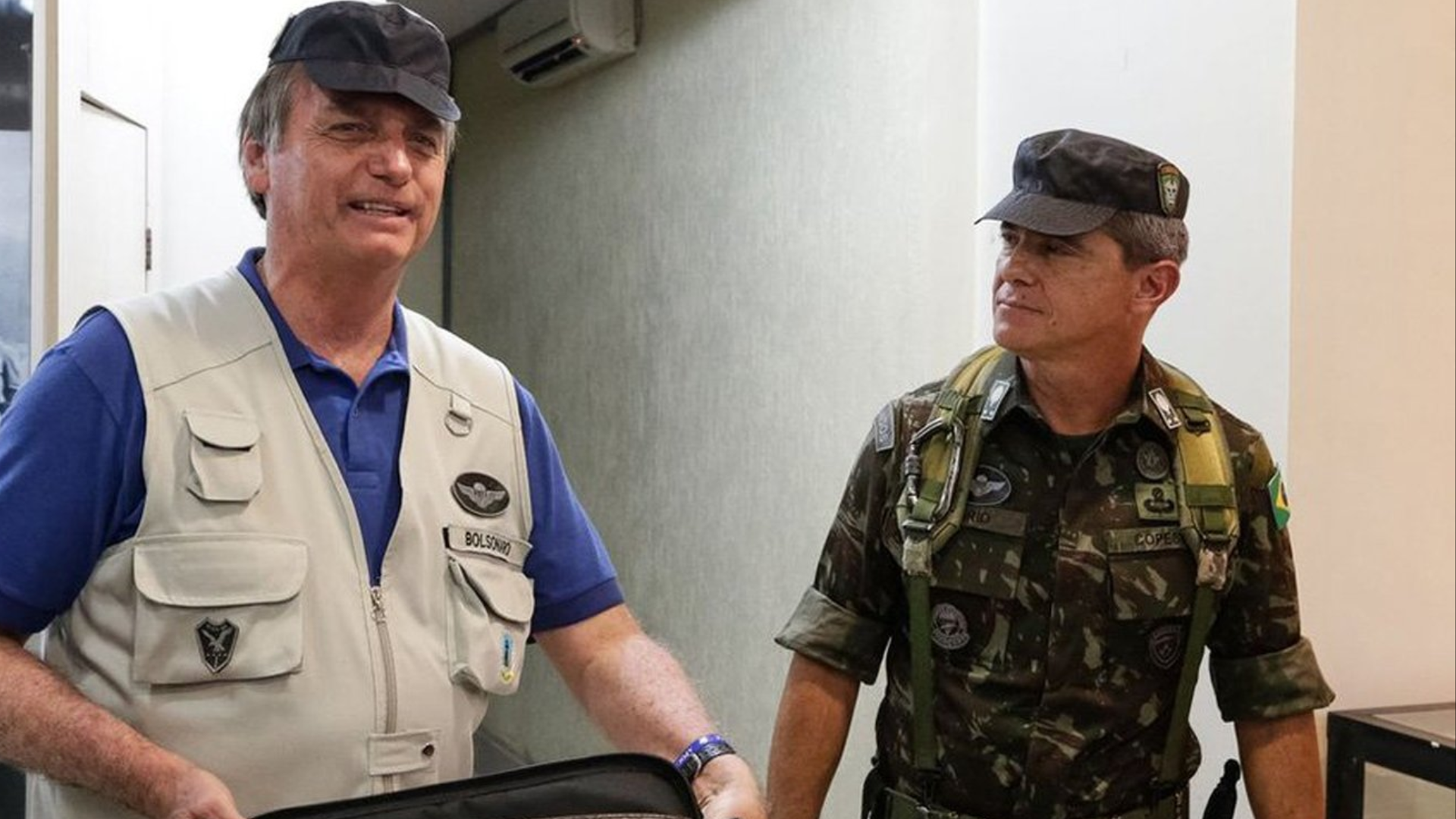 Jair Bolsonaro e Mário Fernandes