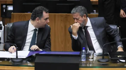 Presidente da Câmara dos Deputados, Arthur Lira e Presidente do Senado Federal,  Rodrigo Pacheco (Foto Lula Marques/ Agência Brasil)