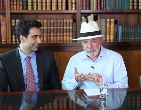 O presidente da República, Luiz Inácio Lula da Silva, e o presidente do Banco Central, Gabriel Galípolo / Foto: Reprodução/Instagram