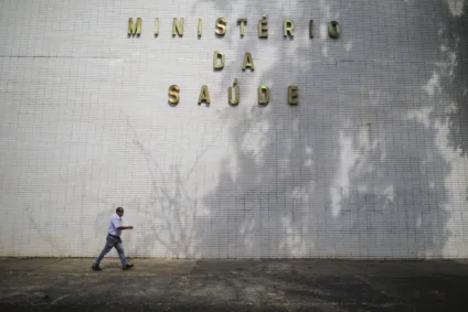 Fachada do ministério da Saúde, na Esplanada dos Ministérios  Sérgio Lima/Poder360 01.07.2020