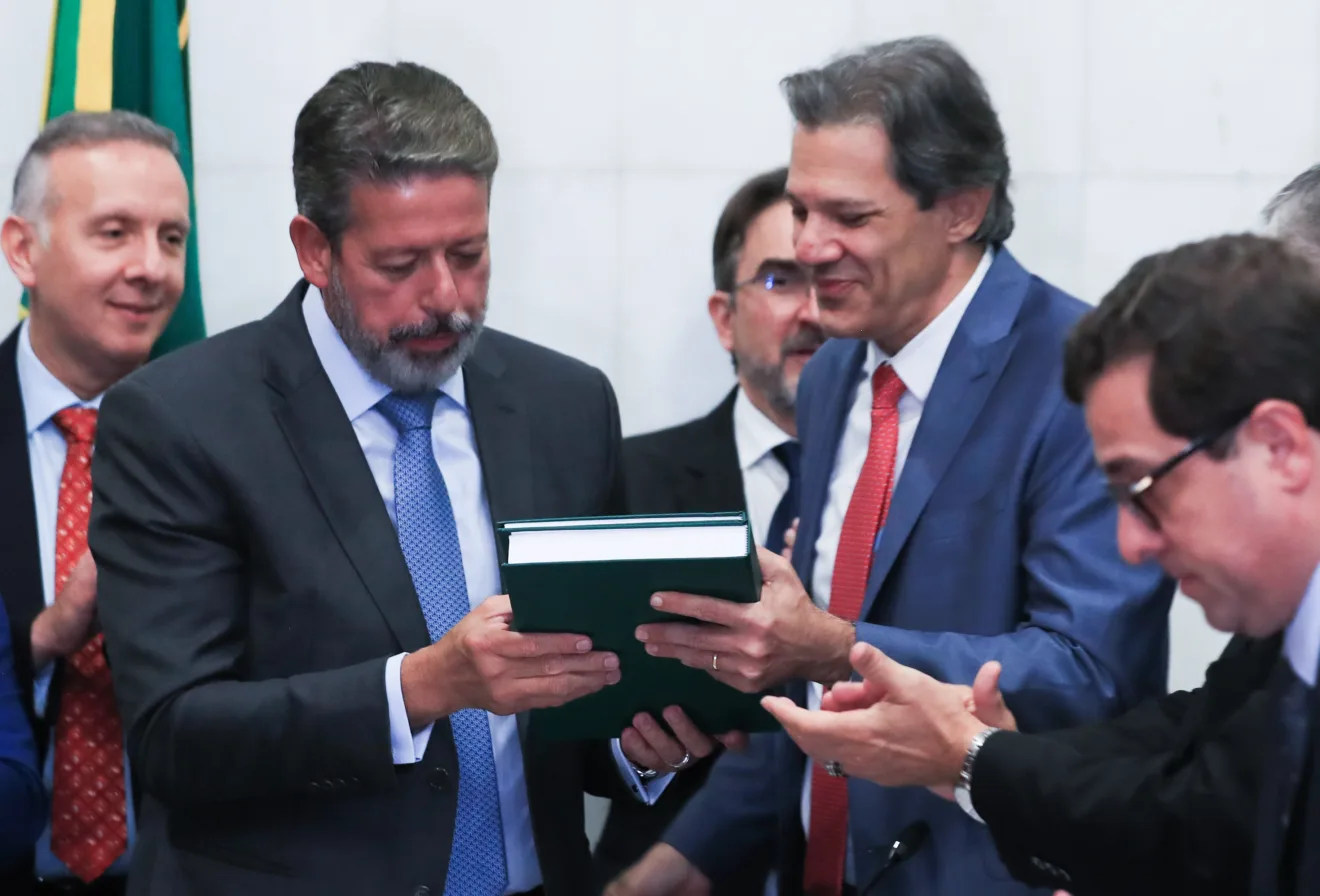 O Presidente da Câmara dos Deputados, Arthur Lira e o Ministro, Fernando Haddad / Foto Lula Marques/ Agência Brasil