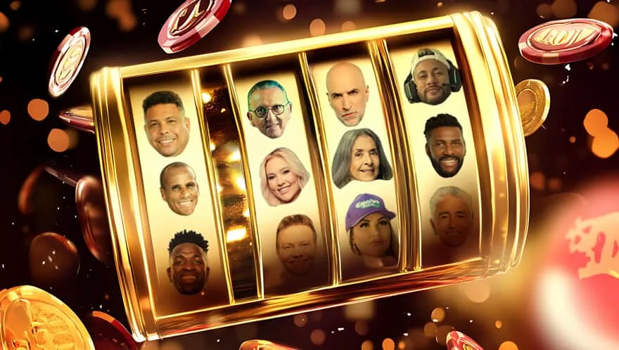 Famosos que já divulgaram bets.(Imagem: Arte Migalhas)
