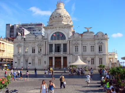 Palácio Rio Branco, no Centro Histórico de Salvador/BA (Foto: Reprodução)