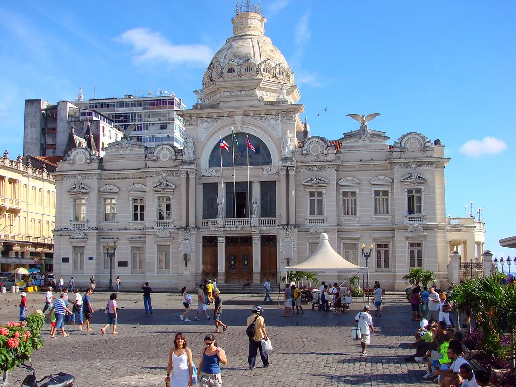 Palácio Rio Branco, no Centro Histórico de Salvador/BA (Foto: Reprodução)