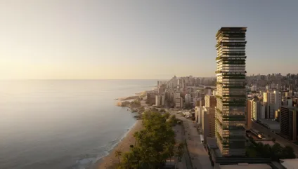 Mansão Seara, projeto da Moura Dubeux na orla de Fortaleza (Foto: Dovulgação)