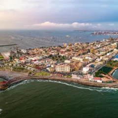 Visão aérea de Callao, no Peru. (Foto: Reprodução/ PortCityFutures)