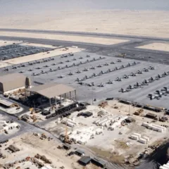 Base militar americana em Al Udeid, no Catar. Foto: Reprodução/ Redes Sociais