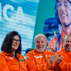 Presidente da República, Luiz Inácio Lula da Silva, durante Cerimônia de Anúncio de Investimentos da Petrobras em Refino e Petroquímica no Rio de Janeiro.  (Foto: Ricardo Stuckert/Agência Brasil)