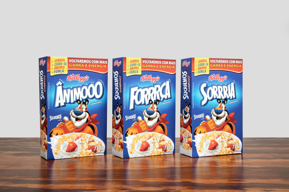 Embalagens de Sucrilhos Kellogs (Foto: reprodução/Marcas Mais)