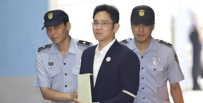 Lee Jae-yong, em sua chegada ao tribunal em Seul. Chung Sung-Jun (AP)