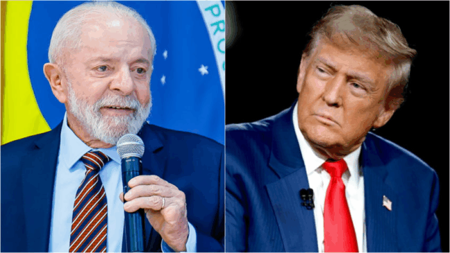 Foto: Ricardo Stuckert/ Planalto e Reprodução/ Facebook/ Donald Trump