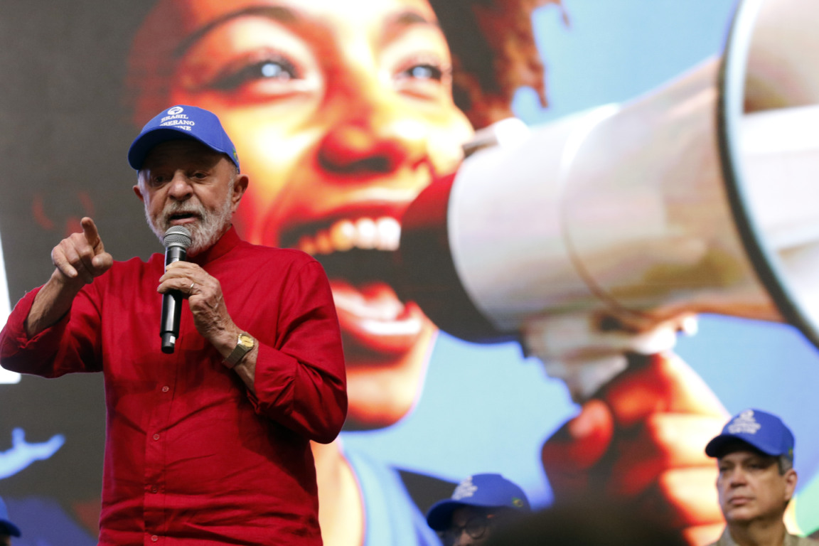 Presidente da República, Luiz Inácio Lula da Silva, partipa do 60 CONUNE - Congresso da União Nacional dos Estudantes, realizado na UFG. (Foto: Bruno Peres/Agência Brasil)