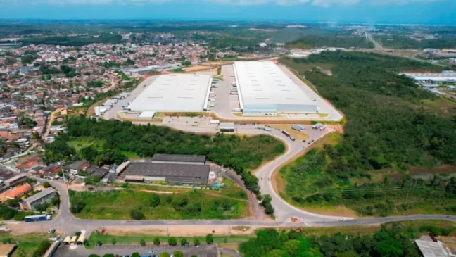Galpão logístico pertence ao Mercado Livre (Foto: Divulgação)