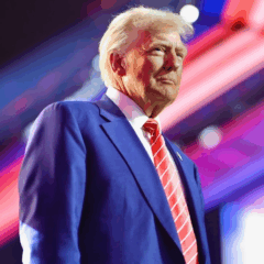 Foto do Presidente dos Estados Unidos Donald Trump
