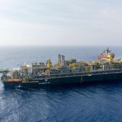 FPSO P-75, uma das plataformas que operam no Campo de Búzios. (Foto: reprodução/Petrobras)