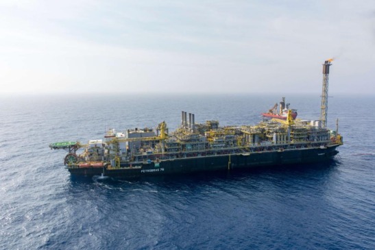 FPSO P-75, uma das plataformas que operam no Campo de Búzios. (Foto: reprodução/Petrobras)