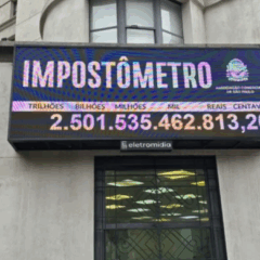 Impostômetro da Associação Comercial de São Paulo (ACSP). Foto: Reprodução