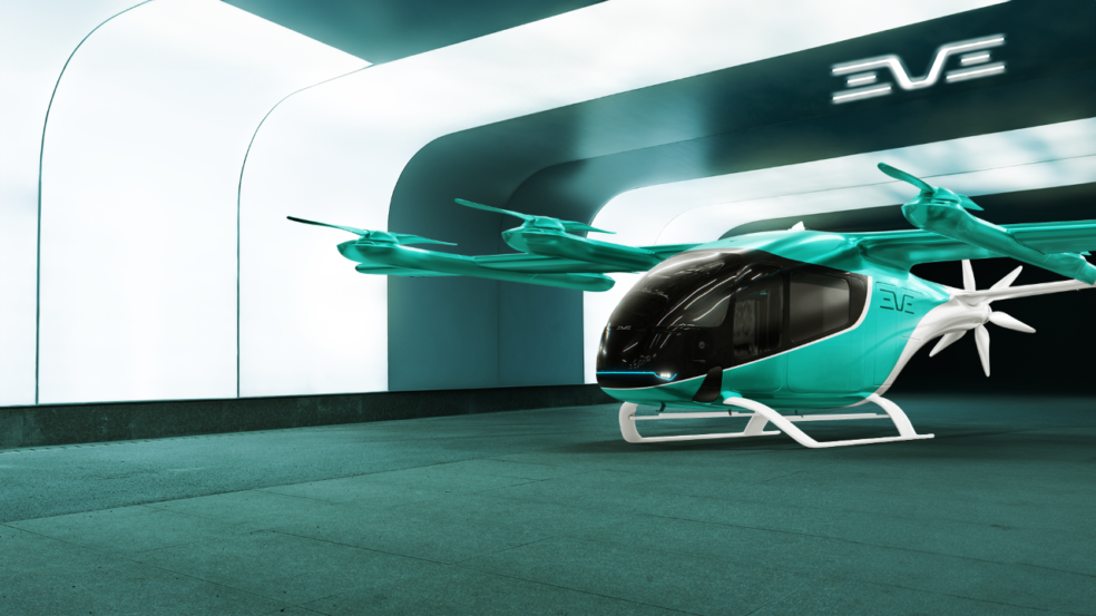 Eve é subsidiária da Embraer (EMBR3) responsável por veículos elétricos (Foto: Divulgação/Eve)