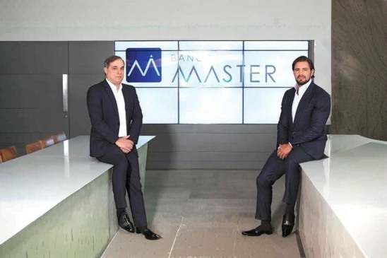 Foto: Augusto Lima e Daniel Vorcaro, do Banco Master (Divulgação)