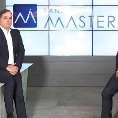 Foto: Augusto Lima e Daniel Vorcaro, do Banco Master (Divulgação)