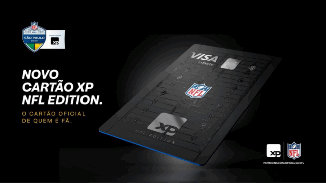 XP lança cartão temático da NFL com edição limitada