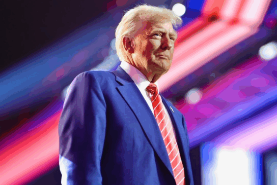 Foto do Presidente dos Estados Unidos Donald Trump