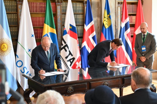 Mercosul e EFTA assinam acordo de livre comércio (Foto: Reprodução/Mercosul)