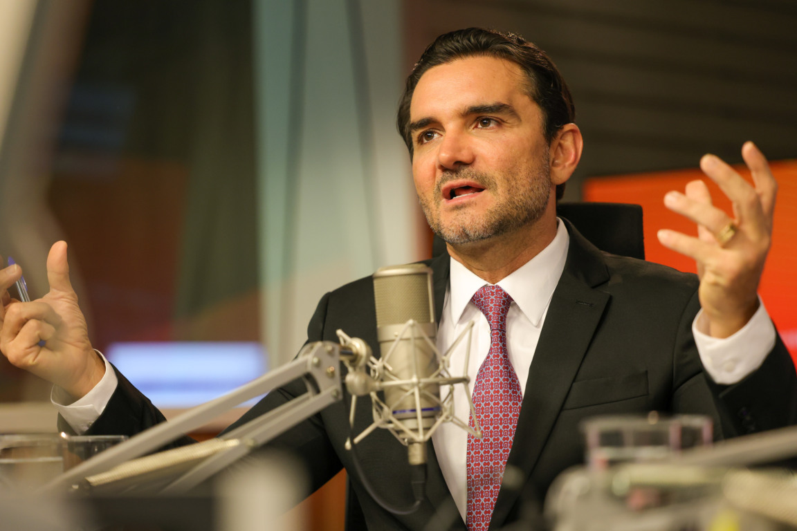 O ministro do Turismo, Celso Sabino, participa do programa Bom Dia, Ministro Foto: Fabio Rodrigues-Pozzebom/ Agência Brasil