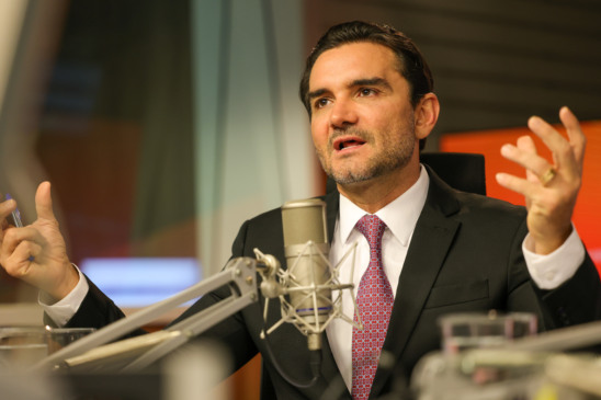 O ministro do Turismo, Celso Sabino, participa do programa Bom Dia, Ministro Foto: Fabio Rodrigues-Pozzebom/ Agência Brasil