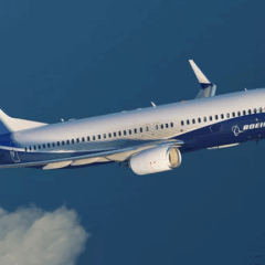 Imagem do avião Boeing 737-800 similar ao que caiu na China. Foto: Reprodução/Boeing
