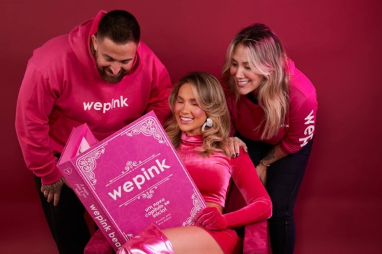 Thiago Stabile, Vírginia Fonseca e Samara Pink (Foto: Rafa Manson/Reprodução/Forbes Brasil)