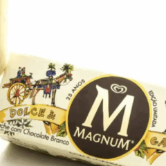 Sorvete Magnum da Dolce & Gabbana: lançamento no Brasil. Foto: Divulgação
