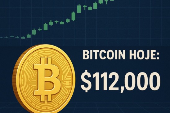Bitcoin hoje: acima de US$ 112 mil antes do payroll