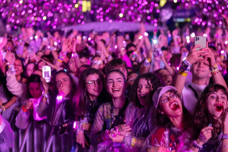 Taylor Swift: público lota o Allianz em São Paulo. Foto: Reprodução/ André Porto/ UOL