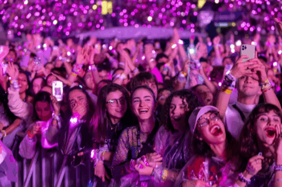 Taylor Swift: público lota o Allianz em São Paulo. Foto: Reprodução/ André Porto/ UOL