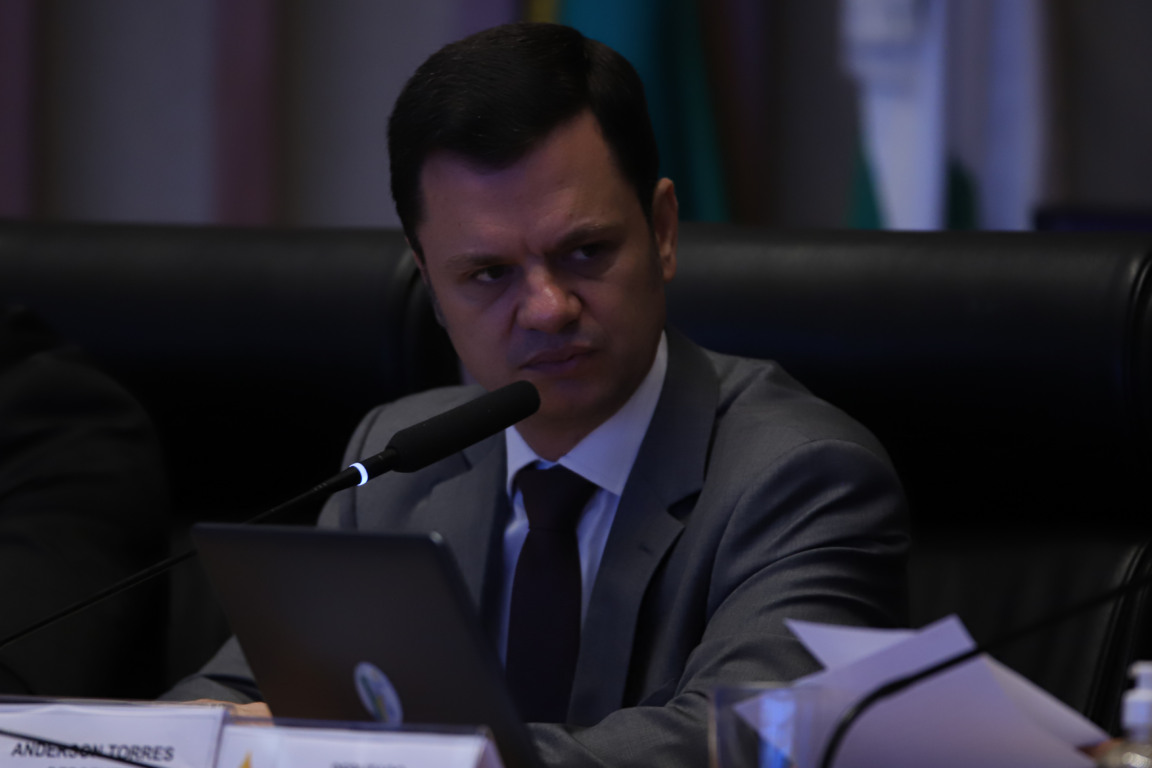 A CPI dos Atos Antidemocráticos da Câmara Legislativa do Distrito Federal (CLDF) se reúne, para ouvir o ex-secretário de Segurança do DF e ex-ministro da Justiça, Anderson Torres. 
(Foto: Joédson Alves/Agência Brasil)
