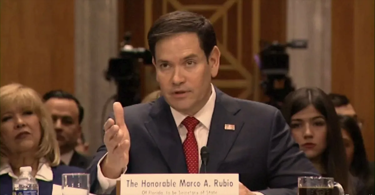 Secretário de Estado dos EUA, Marco Rubio. Foto: Reprodução