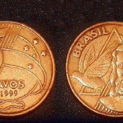 Moeda rara de cinco centavos de 1999 (Foto: reprodução/Correio do Estado)