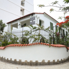 Fachada da casa na Urca que serviu de locação para o filme Ainda estou aqui, de Walter Salles. (Foto: Tomaz Silva/Agência Brasil)