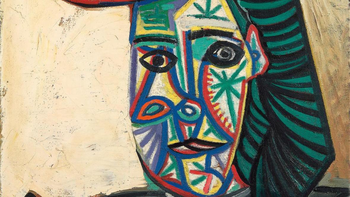 "Bust of a Woman with a Flowered Hat (Dora Maar) 1943", de Picasso (Foto: reprodução/Le Gazette Drouot)