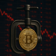 Bitcoin encerra outubro sob pressão após sinal do Fed