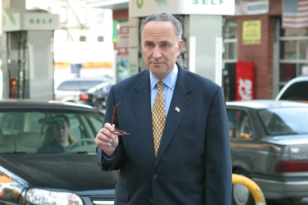 Chuck Schumer, lider dos democratas no Senado. Foto: Divulgação
