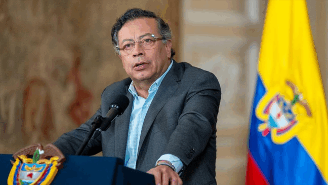 Gustavo Petro. Foto: Divulgação/ Presidência da República da Colômbia